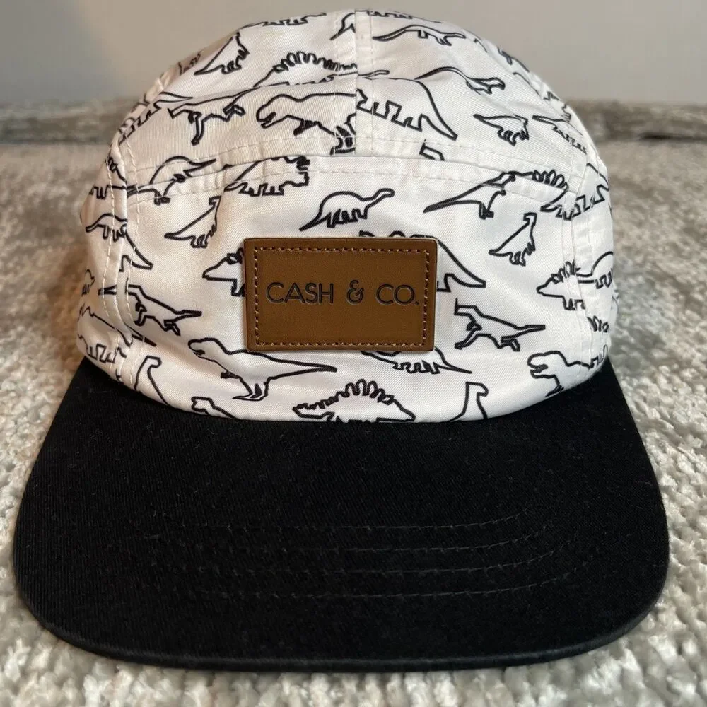Cash & Co Hat Cap Snap Back Large - Extra Large Dinosaur Print Youth Boys Kids